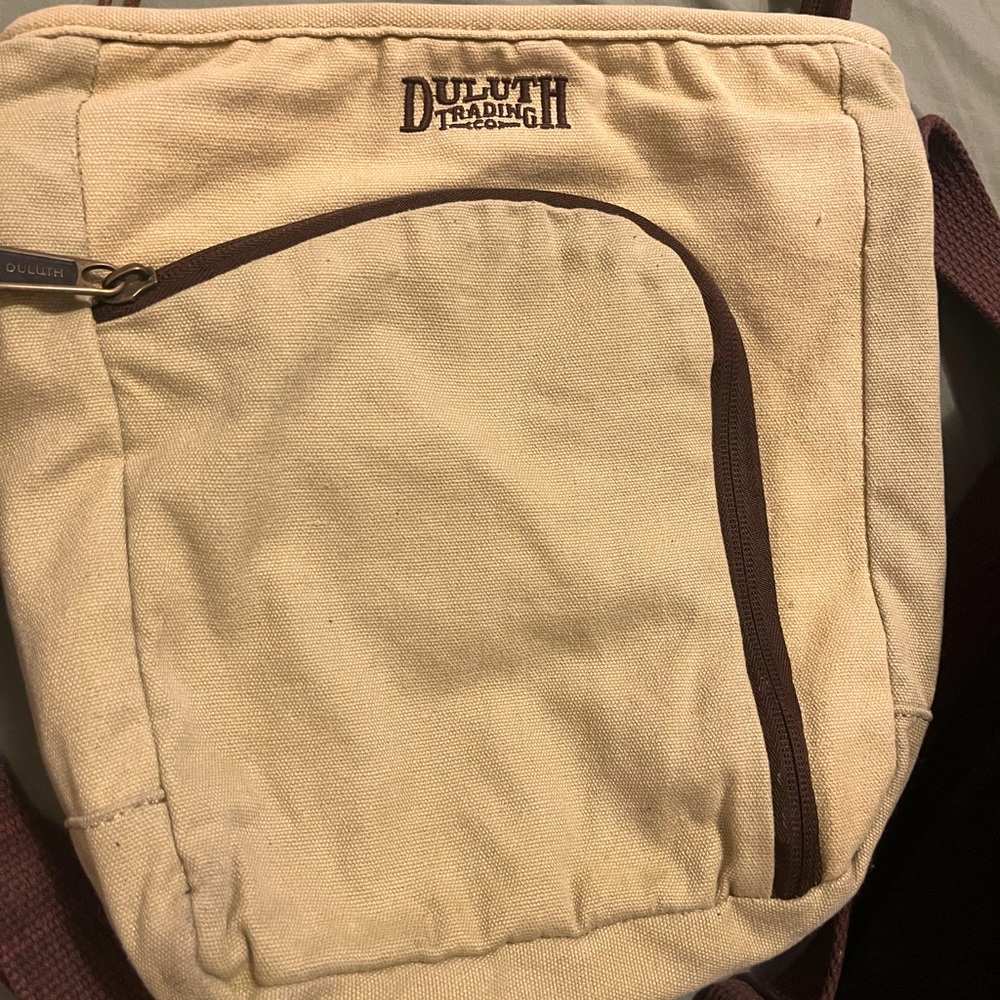 Duluth Trading co Canvas Bag with Plenty of pockets; Unsure of the year.